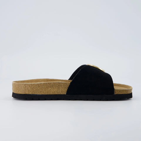 Leeds Leather Slide Sandals