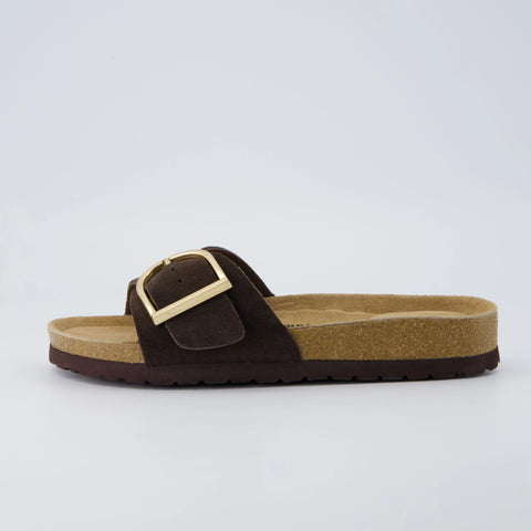 Leeds Leather Slide Sandals