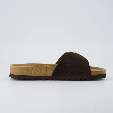 Leeds Leather Slide Sandals