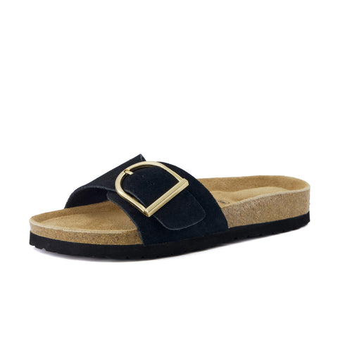 Leeds Leather Slide Sandals