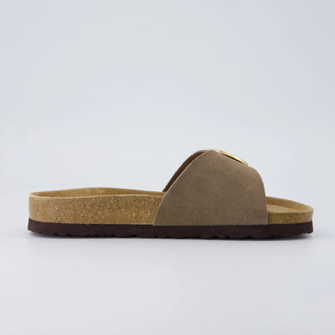 Leeds Leather Slide Sandals