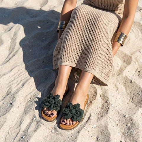 Gemma Knit Slides